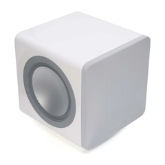Compact Cube Active Subwoofer With Built-In Dsp, High Power Amplifier & Dual Passive Radiators For Home Audio Systems