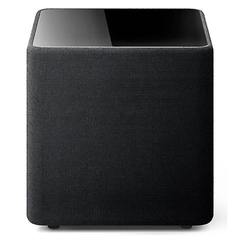 Cube Powered Subwoofer, 300W Class D Active Bass Speaker With Multi-Position Dsp Presets & Wireless Adapter Compatibility